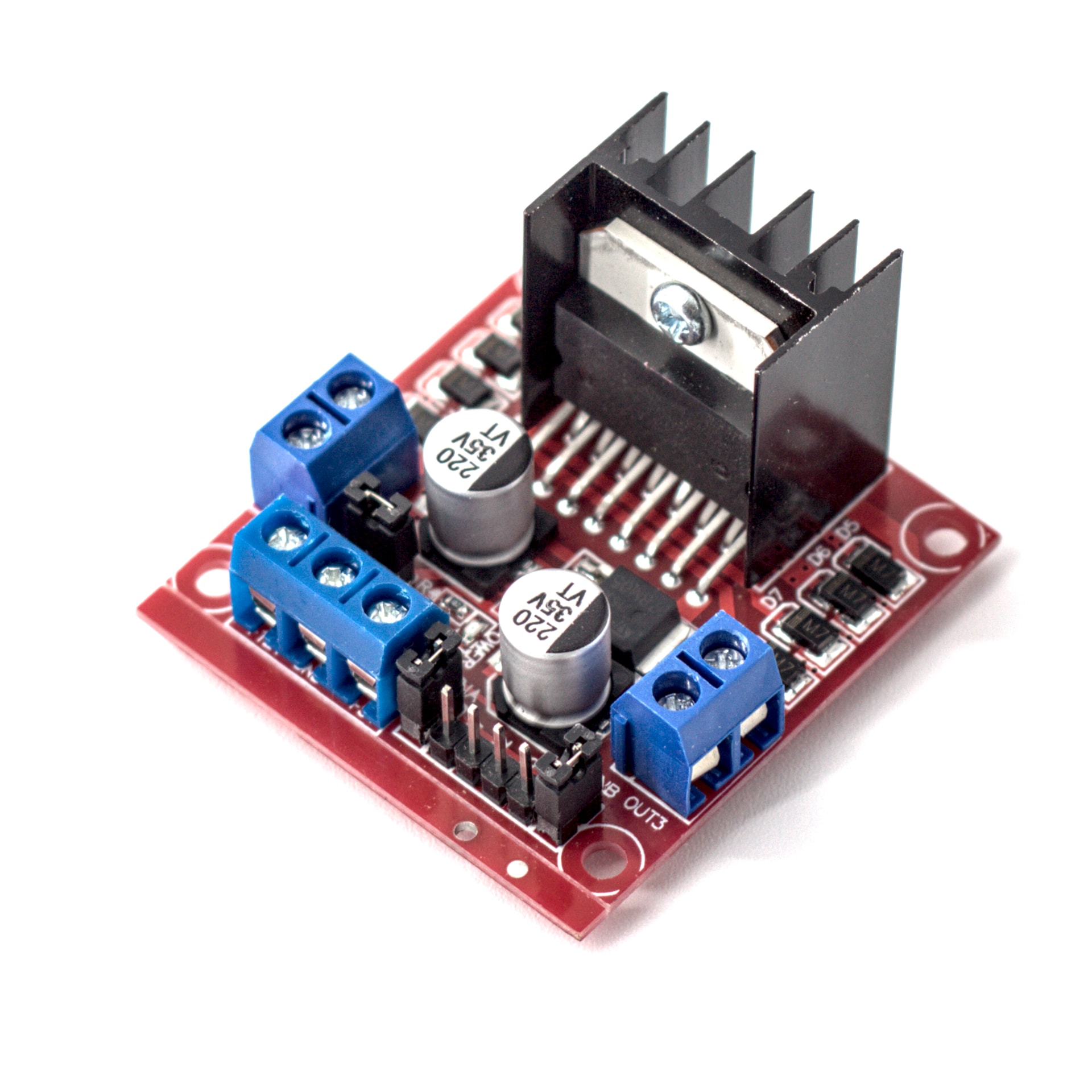 L298N duaali H-silta ohjain