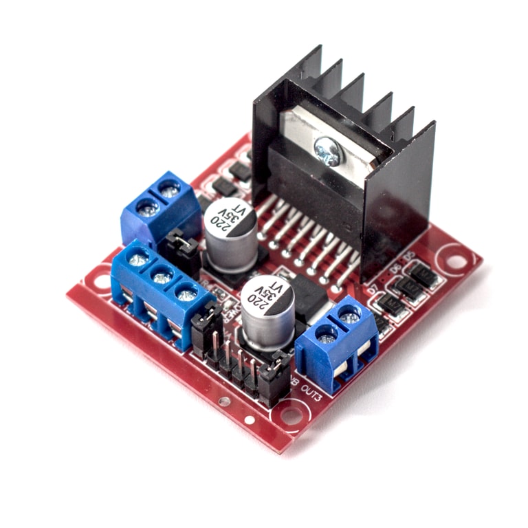 L298N duaali H-silta ohjain